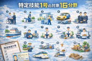 特定技能1号の対象16分野を徹底解説